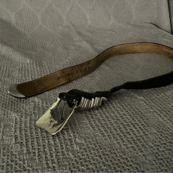 Black south Beach leather belt - Picture 5 of 7